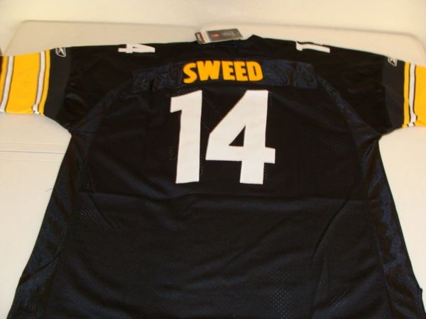 14 LIMAS SWEED Pittsburgh Steelers NFL WR Black Mint Throwback Jersey