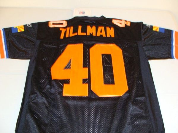 40 PAT TILLMAN Arizona Cardinals NFL Safety Black Mint Throwback