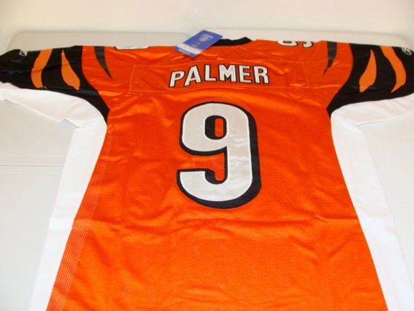 NFL Reebok Carson Palmer Cincinnati Bengals On Field Jersey Orange