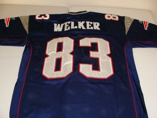 Reebok #83 Wes Welker New England Patriots Jersey