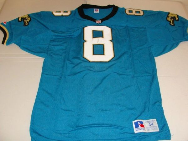 #8 MARK BRUNELL Jacksonville Jaguars NFL QB Green RA Throwback Jersey