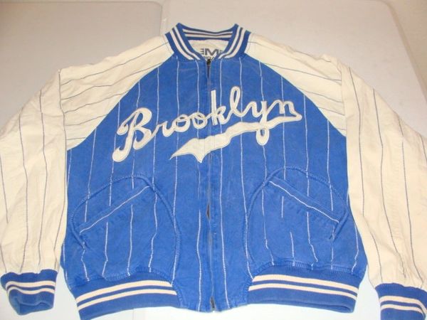 BROOKLYN DODGERS MLB Blue/White Throwback Reversible Team Jacket