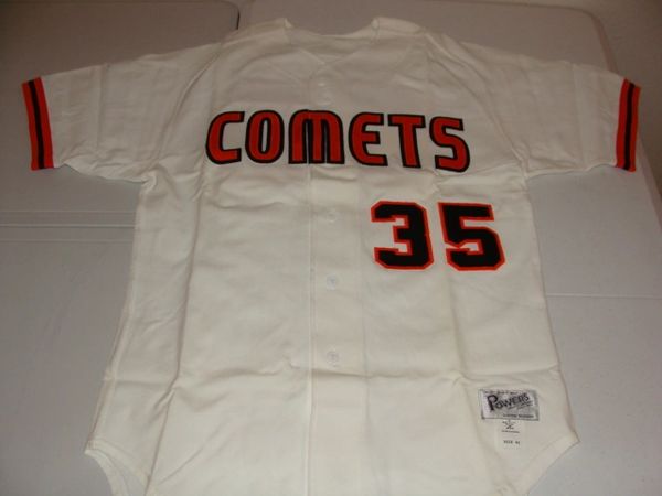#35 UT DALLAS Comets NCAA Baseball White Mint Throwback Jersey