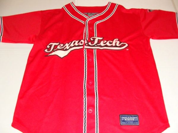 33 TEXAS TECH Red Raiders NCAA Baseball Red Throwback Team Jersey