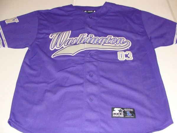 Washington huskies cheap baseball jersey