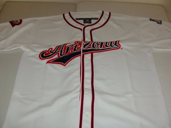 ARIZONA Wildcats NCAA Baseball White Throwback Team Jersey