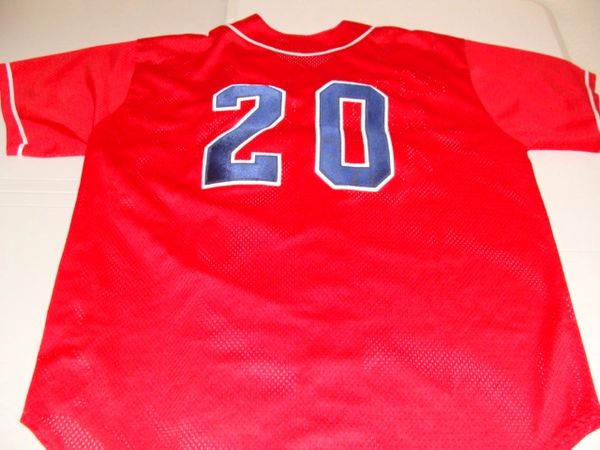 #20 ALL-AMERICAN Prospects Baseball Red Throwback Team Jersey