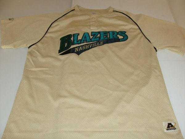 #5 NASHVILLE Blazers Amateur Baseball Gold Throwback Jersey