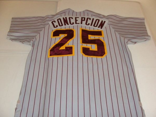 #25 CONCEPCION Bethune-Cookman Wildcats NCAA Baseball Grey PS Throwback Jersey