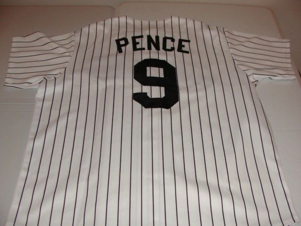 #9 HUNTER PENCE Houston Astros MLB OF White PS Throwback Jersey