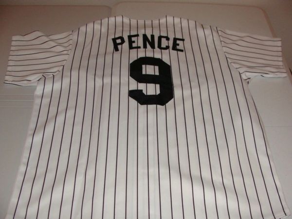 9 HUNTER PENCE Houston Astros MLB OF White PS Throwback Jersey