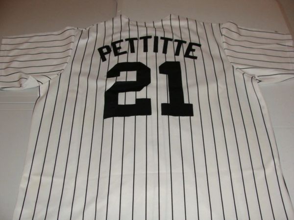 21 ANDY PETTITTE Houston Astros MLB Pitcher Grey Throwback Jersey