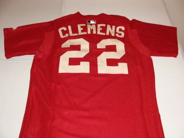 HOUSTON ASTROS ROGER CLEMENS #22 BASEBALL VINTAGE JERSEY SPEEDLINE