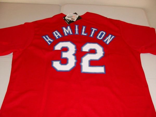 MLB Texas Rangers Jersey 'hamilton' (Signed)