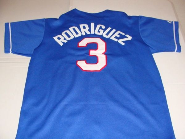 3 ALEX RODRIGUEZ Texas Rangers MLB SS White Mint Throwback Jersey