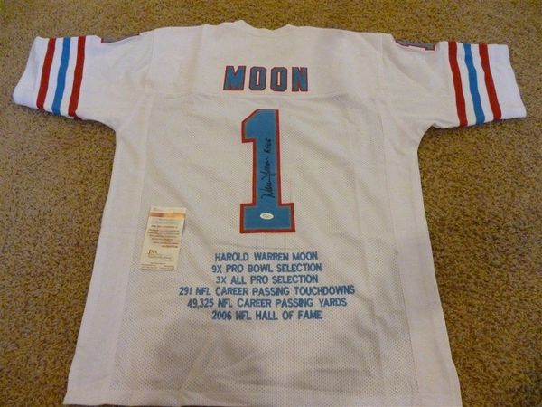 Earl Campbell Signed Houston Oilers Jersey (JSA COA) Hall of Fame