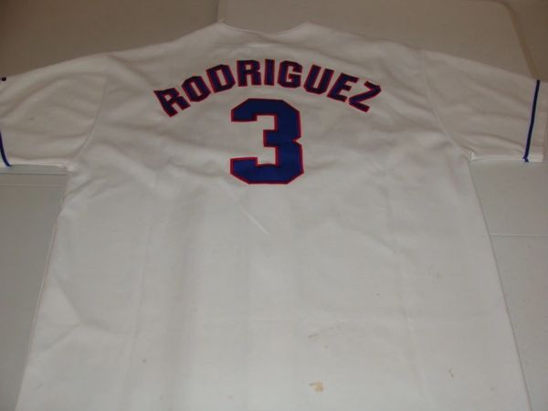 #3 ALEX RODRIGUEZ Texas Rangers MLB SS White Throwback Jersey