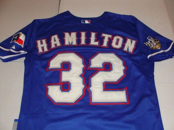 Texas Rangers Hamilton #32 - Jersey - Womens Small Stitched – Overtime  Sports