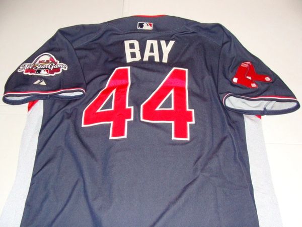 Boston Red Sox #44 Jason Bay 2009 All Star Blue Replica Ma…