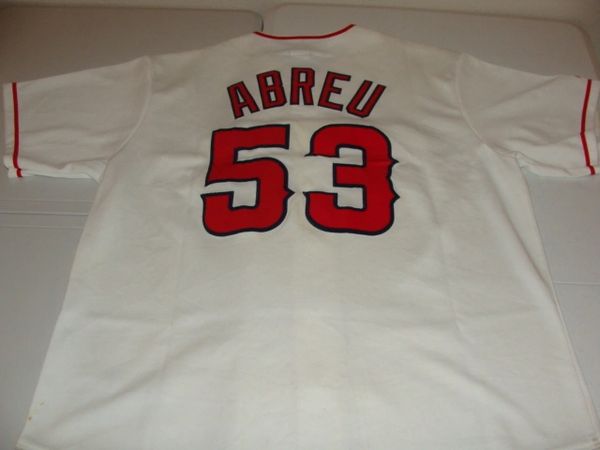 53 BOBBY ABREU Los Angeles Angels of Anaheim MLB OF White