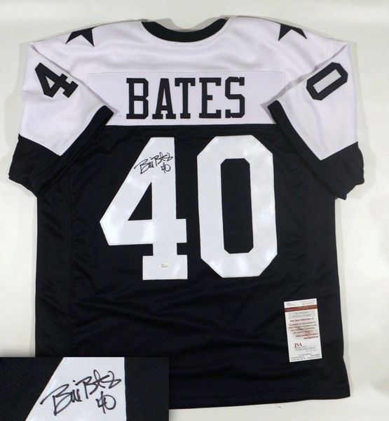 Dallas Cowboys Bill Bates Autographed Signed Jersey Jsa Coa