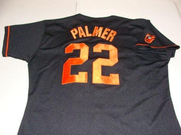 22 JIM PALMER Baltimore Orioles MLB Pitcher Black Throwback Jersey