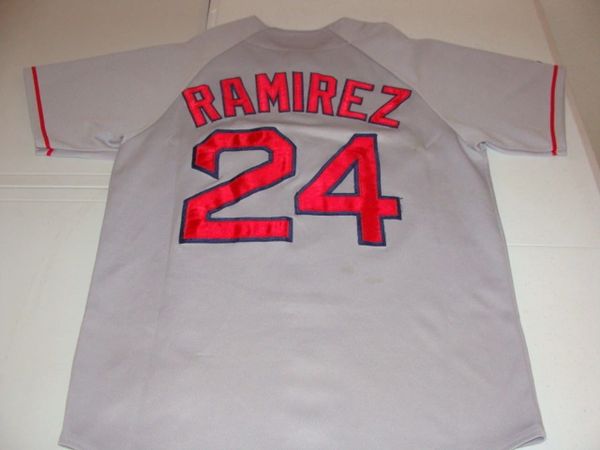 Manny Ramirez Boston Red Sox jersey youth medium