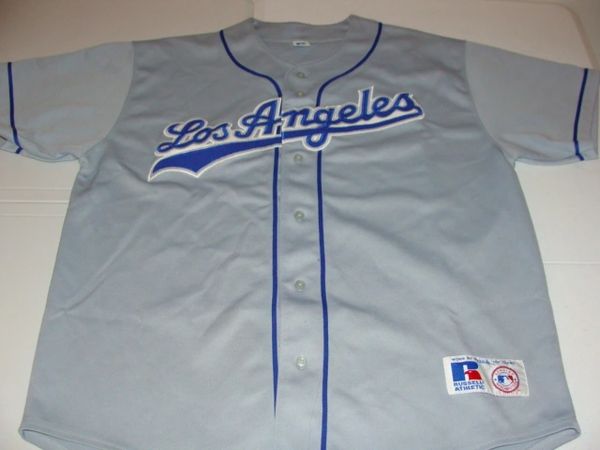 grey dodgers jersey