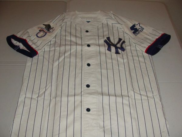 NEW YORK Yankees MLB Baseball Blue PS Throwback Team Jersey