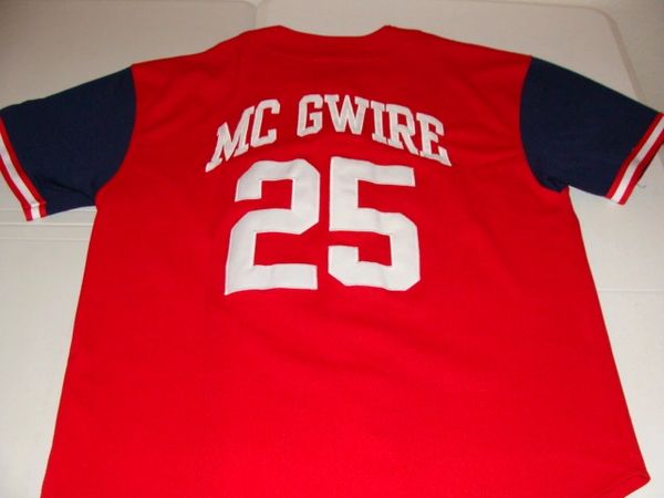 Vintage St Louis Cardinals Mark Mcgwire 25 Jersey MLB 