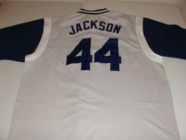 Reggie Jackson New York Yankees Autographed Replica White Jersey