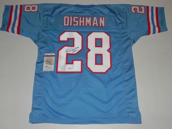 VTG Champion Tennessee Titans HOUSTON 28 OILERS Chris Dishman