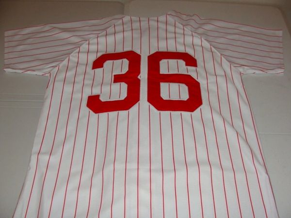 #36 ROBIN ROBERTS Philadelphia Phillies MLB Pitcher White PS Throwback Jersey