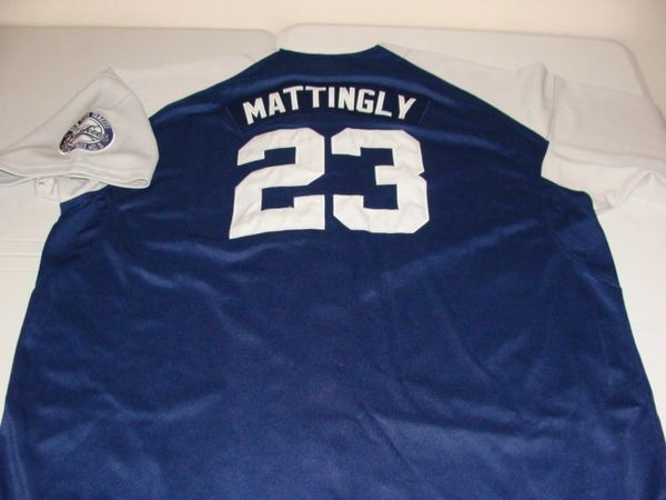 Don Mattingly New York Yankees Autographed White 1995 Mitchell