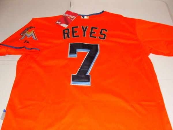 orange miami marlins jersey