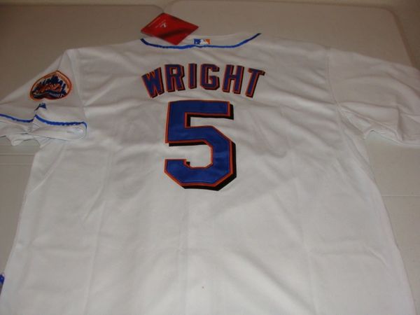 David Wright New York Mets Autographed White Majestic Replica Jersey