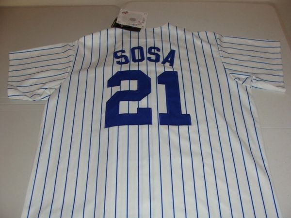 Sammy Sosa Blue MLB Jerseys for sale