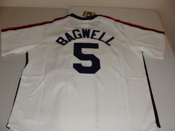 Jeff Bagwell Autographed Houston Astros Throwback Replica Jersey