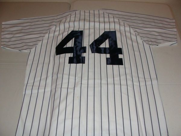 44 REGGIE JACKSON New York Yankees MLB OF White PS Mint Throwback