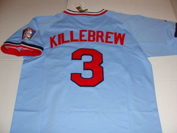 3 HARMON KILLEBREW Minnesota Twins MLB IF/OF Blue Mint Throwback