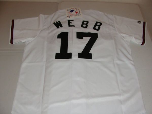 17 BRANDON WEBB Arizona Diamondbacks MLB Pitcher White Mint Throwback Jersey