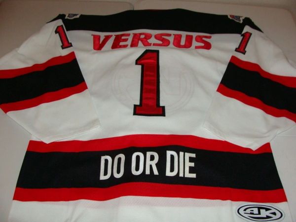 #1 VERSUS Do or Die 2007 Stanley Cup Finals White Throwback Jersey