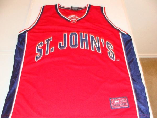 30 St. JOHN'S Red Storm NCAA Basketball Red Throwback Team Jersey