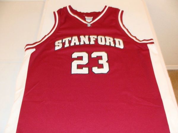 #23 STANFORD Cardinal NCAA Basketball Red Throwback Team Jersey