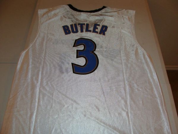 #3 CARON BUTLER Washington Wizards NBA SF White Throwback Jersey | Lone ...