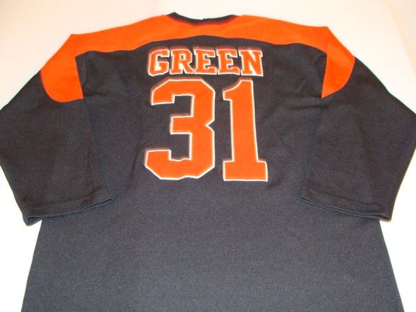 #31 WILLIAM GREEN Cleveland Browns NFL RB Black L/S Throwback Jersey
