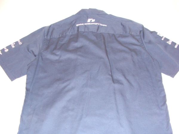 BMW Williams F1 Team with Sponsors Blue S/S Men's Shirt