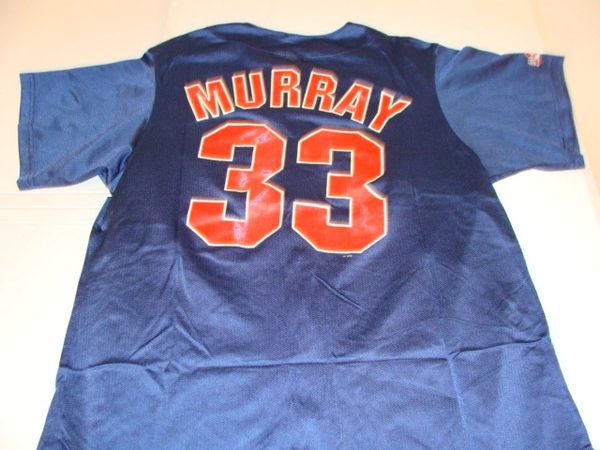 #33 EDDIE MURRAY Cleveland Indians MLB 1B/DH Blue Throwback Youth Jersey