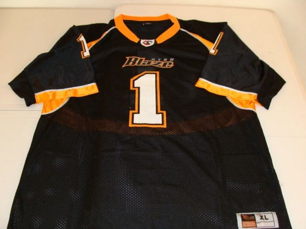 #1 UTAH Blaze AFL Football Black Throwback Team Jersey