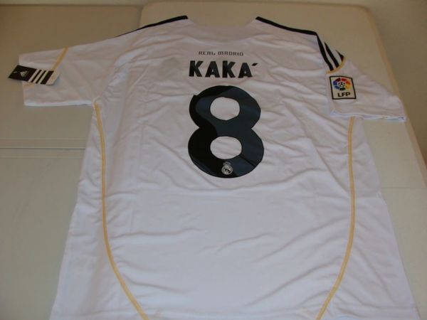#8 Ricardo KAKA' Real Madrid CF La Liga MF White Mint Throwback Uniform Kit